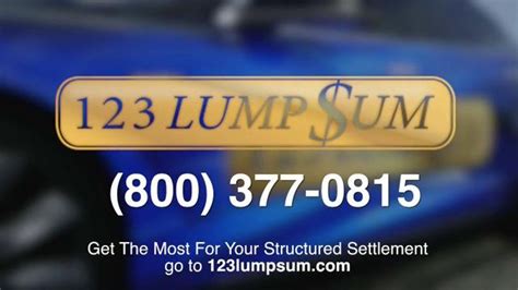 123 Lump Sum TV Spot