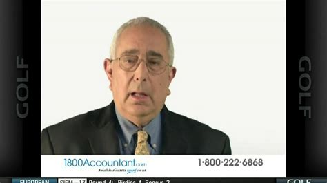 1800Accountant TV Spot, 'Smiling' Featuring Ben Stein featuring Ben Stein