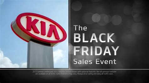 2015 Kia Optima and 2015 Kia Sorento TV commercial - Black Friday Deals