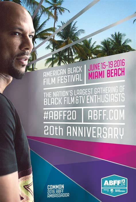 2016 American Black Film Festival TV Spot, 'Culture' Featuring Common created for American Black Film Festival (ABFF)