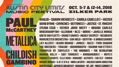 2018 Austin City Limits Music Festival TV Spot, 'Lineup'