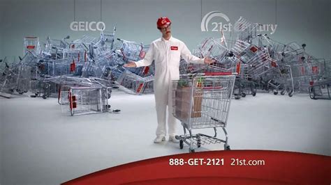 21st Century Insurance TV Spot, 'Falling Shopping Carts'