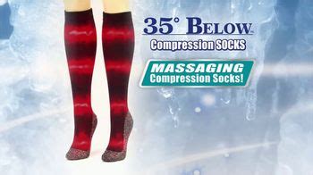 35 Degrees Below Compression Socks TV commercial - Get Relief