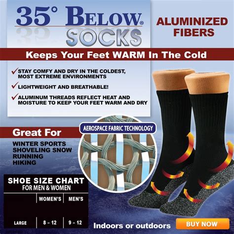 35 Degrees Below Socks TV commercial - Secret to Keeping Feet Warm: Bonus Third Pair