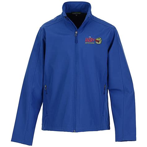 4imprint Crossland Soft Shell Jacket logo