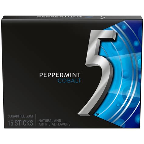 5 Gum Peppermint Cobalt