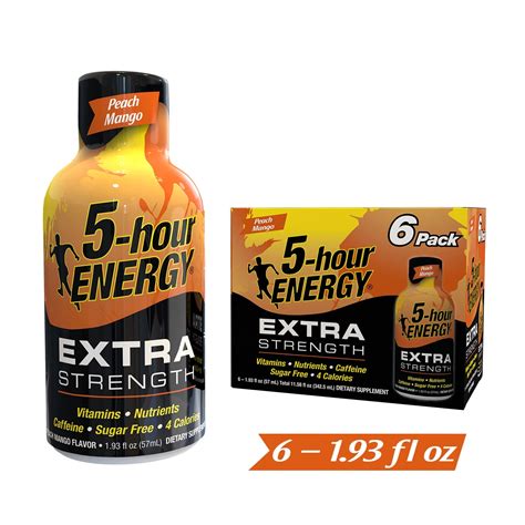 5-Hour Energy Extra Strength Peach Mango logo