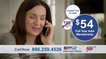 AAA TV Spot, 'Peace of Mind: $54 Full Year Membership and Less Than $5 Per Month'