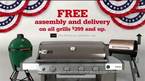 ACE Hardware Fourth of July Sale TV Spot, 'The Right Grill' featuring Chris Rickett