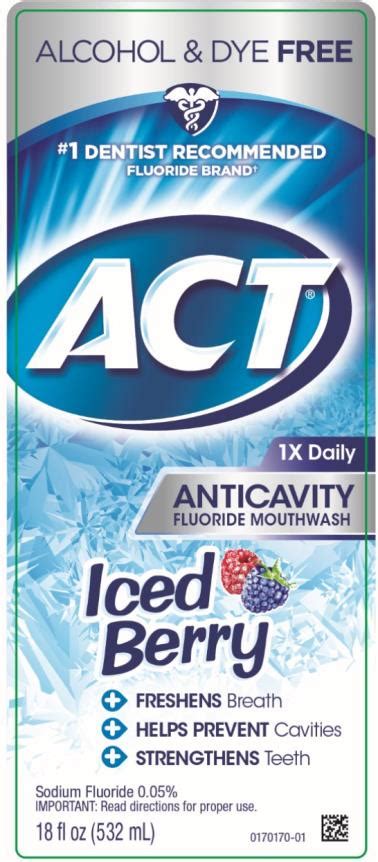 ACT Fluoride Anticavity Iced Berry