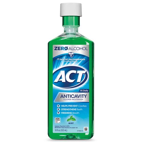ACT Fluoride Anticavity Iced Sweet Mint logo