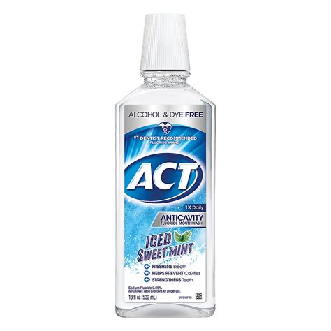 ACT Fluoride Anticavity Iced Sweet Mint logo