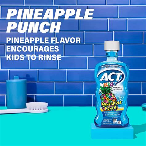 ACT Fluoride Anticavity Kids Flouride Pineapple Punch tv commercials