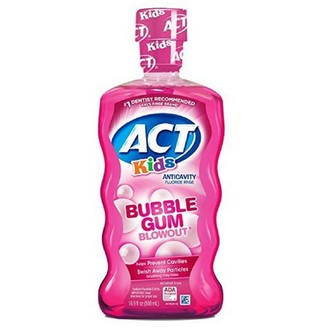 ACT Fluoride Anticavity Kids Fluoride Bubble Gum Blowout tv commercials