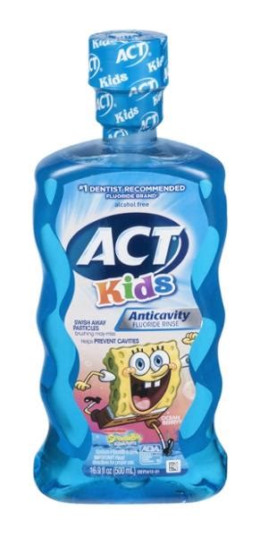 ACT Fluoride Anticavity Kids Fluoride Ocean Berry