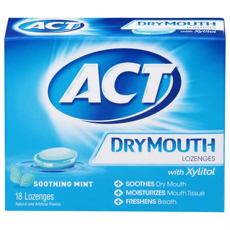 ACT Fluoride Dry Mouth Lozenges logo