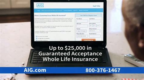 AIG Guaranteed Acceptance Whole Life Insurance TV commercial - Moving