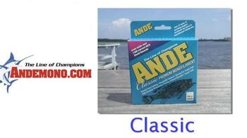 ANDE Monofilament Classic TV Spot, 'Refill Your Reel'