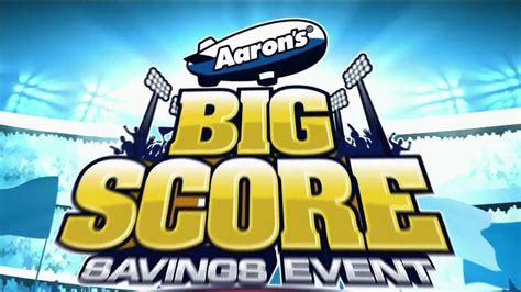 Aarons Big Score Savings Event TV commercial - Get More October