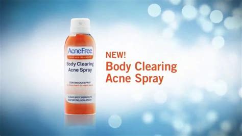 Acne Free Body Clearing Acne Spray TV Spot