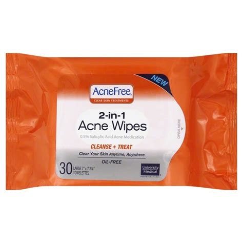 AcneFree 2-in-1 Acne Wipes tv commercials