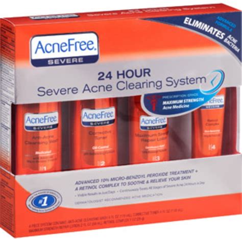 AcneFree 24- Hour Acne Clearing System logo