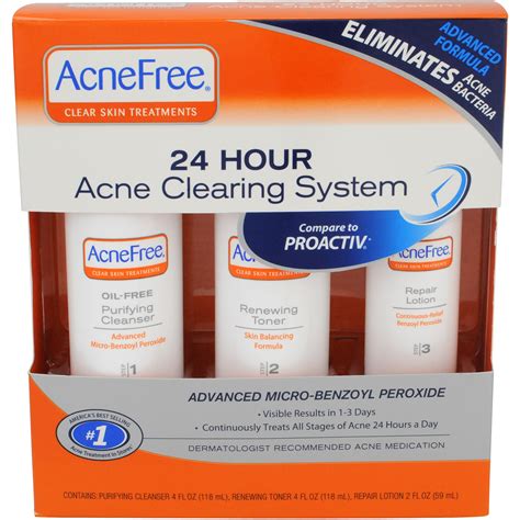 AcneFree 24- Hour Acne Clearing System logo