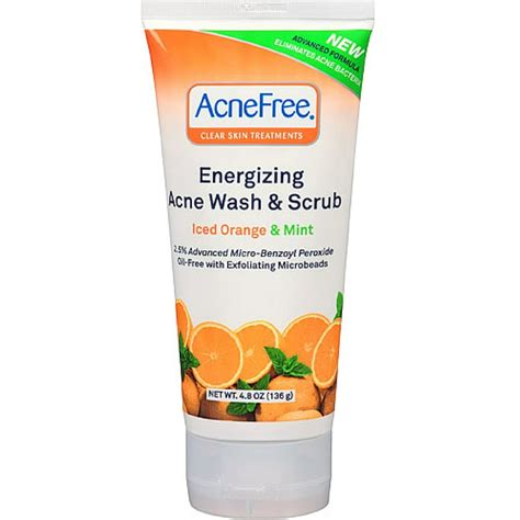 AcneFree Energizing Acne Wash & Scrub logo