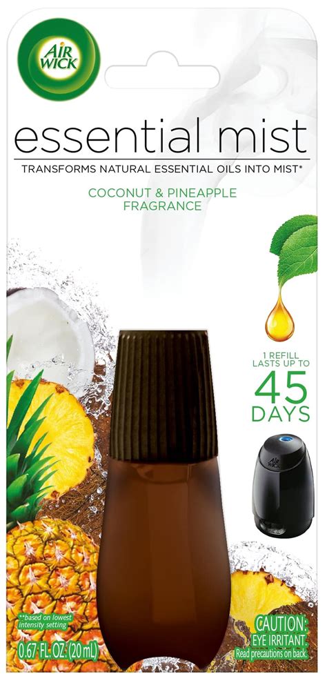 Air Wick Essential Mist Coconut and Pineapple Diffuser Fragrance Refill tv commercials