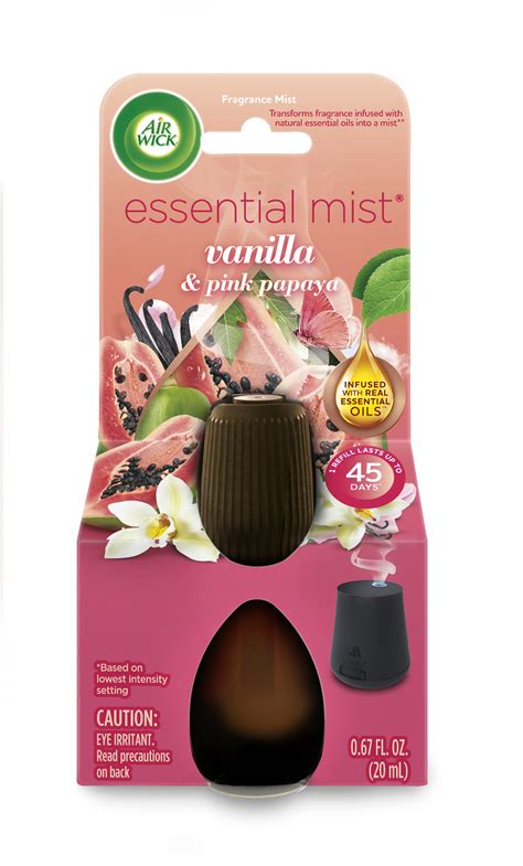 Air Wick Essential Mist Vanilla and Pink Papaya Fragrance Refill