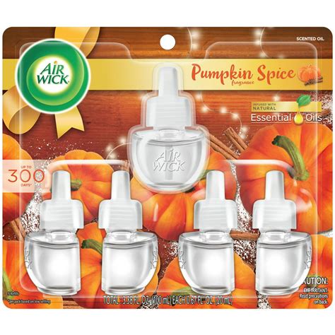 Air Wick Plug In Pumpkin Spice Scented Oil Refills tv commercials