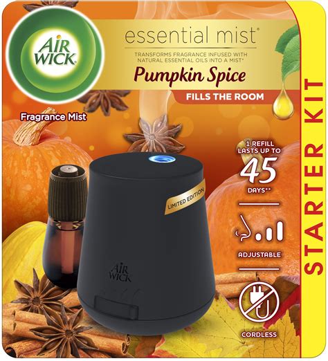 Air Wick Pumpkin Spice Essential Mist Refill Air Freshener tv commercials