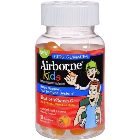 Airborne Kids Assorted Fruit Flavored Immune Support Gummies