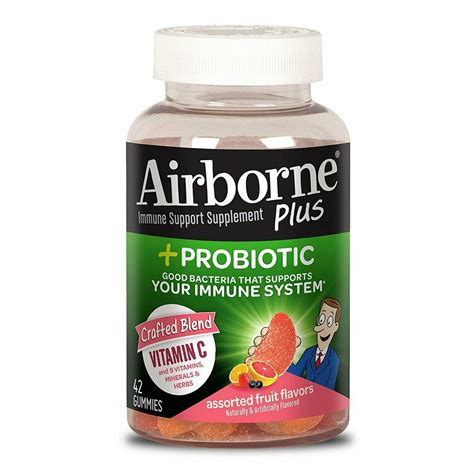 Airborne Plus Probiotic Vitamin C Gummies