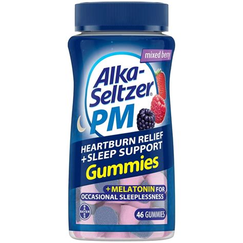 Alka-Seltzer PM Heartburn Relief + Sleep Support Gummies logo