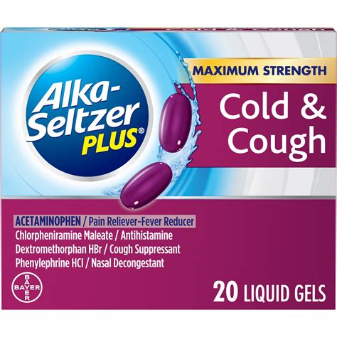 Alka-Seltzer Plus Cold & Cough Liquid Gels tv commercials