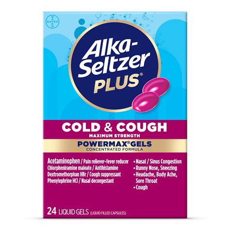 Alka-Seltzer Plus Maximum Strength Cold & Cough PowerMax Gels tv commercials