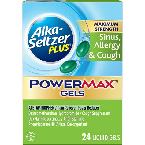 Alka-Seltzer Plus Severe Sinus Congestion Allergy & Cough Liquid Gels