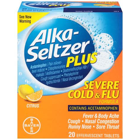 Alka-Seltzer Severe Cold & Flu