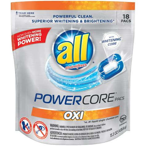 All Laundry Detergent All PowerCore Pacs Oxi tv commercials