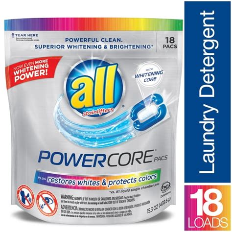 All Laundry Detergent PowerCore Pacs Whites & Protects Colors tv commercials