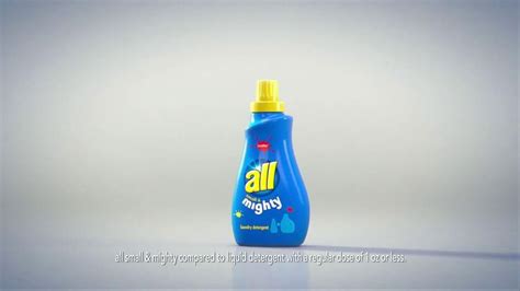 All Laundry Detergent TV Commercial For all Might Pacs featuring Cadden Jones