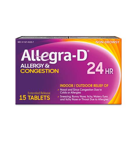 Allegra D 24-Hour Allergy and Congestion logo