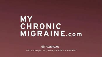 Allergan, Inc. TV Commercial For Chronic Migranes created for Allergan