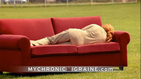 Allergan, Inc. TV Commercial For My Chronic Migraine Red Couch created for Allergan