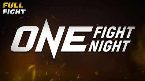 Amazon Prime Video One Fight Night logo