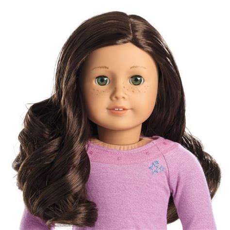 American Girl Truly Me Doll: Light Skin With Freckles, Dark Brown Hair, Hazel Eyes logo