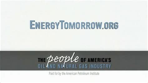 American Petroleum Institute Natural Gas TV Spot, 'Look Down' created for Energy Tomorrow