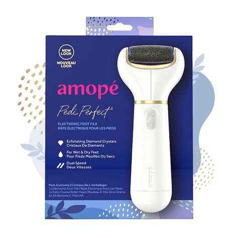Amopé Pedi Perfect Electronic Foot File With Diamond Crystals