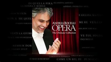 Andrea Bocelli 'Opera: The Ultimate Collection' TV Spot